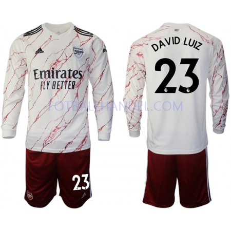 Barn Fotballdrakter Arsenal David Luiz 23 Borte 2020-21 Langermet